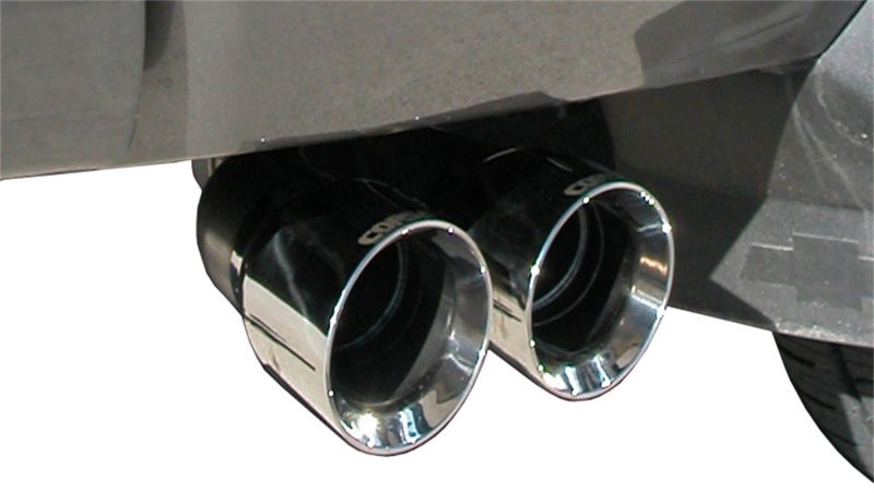 Chevrolet Silverado Performance Exhaust - CORSA Performance - Sport Cat-Back, Single Side Exit, Twin 4.0in. Polished Pro-Series Tips - Polished - 2009